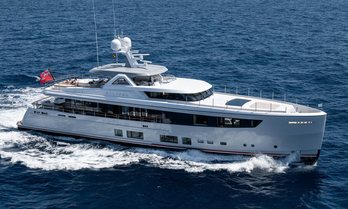 Charter yacht CALYPSO I at sea Charter yacht CALYPSO I at sea