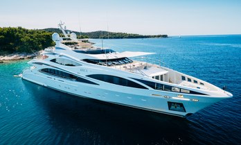 Charter yacht AFRICA I at anchor