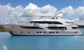 Luxury Yacht Charter KING BABY Set For First Post-COVID Boat Show Appearance In Antigua