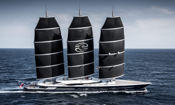 Captivating 105m sailing yacht BLACK PEARL joins Caribbean yacht charter fleet