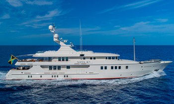 Amels yacht rental NITA K II announces availability for St Barts New Year's Eve yacht charters