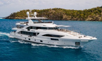 Benetti Superyacht WABASH Joins Caribbean Yacht Charter Fleet: New to Bahamas and Virgin Islands Charters
