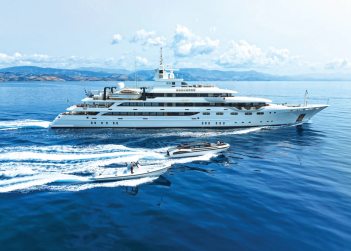 Emir yacht charter in Santorini