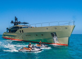 DB9 yacht charter in Sardinia