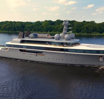 114M Fuel-Cell Superyacht NAUSICAÄ Unveils New Name As She Undertakes Sea Trials 