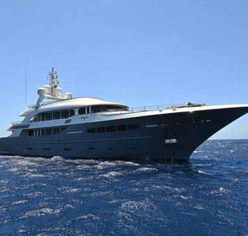 Superyacht GHOST III offers luxury Greece yacht charters
