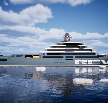 195M superyacht REV OCEAN on the move: The world's largest yacht for charter embarks on sea trials