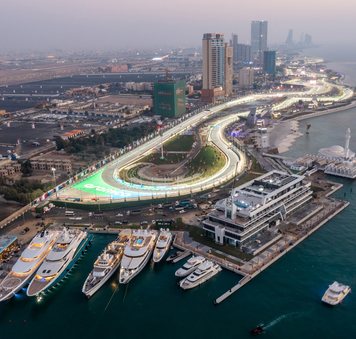 Superyachts in pole position for the Saudi Arabia Grand Prix 2023