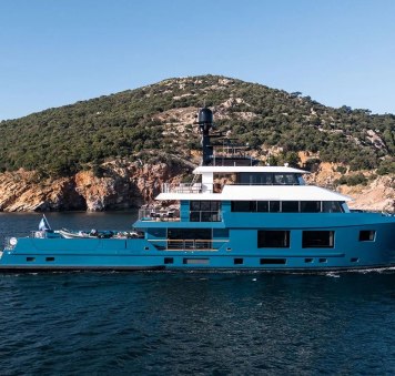 Dunya Yachts 47M expedition charter yacht KING BENJI pride of place at YCM Explorer Awards in Monaco