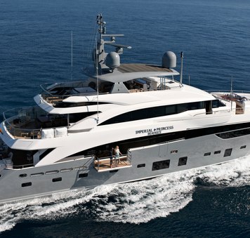 IMPERIAL PRINCESS BEATRICE Offers Cannes Film Festival Charter Availability with Private Port Canto Berth