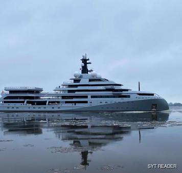 110M Lürssen Superyacht O3 On The Move For Latest Set Of Sea Trials 