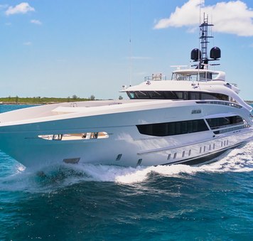 50m yacht ARKADIA joins Caribbean charter fleet
