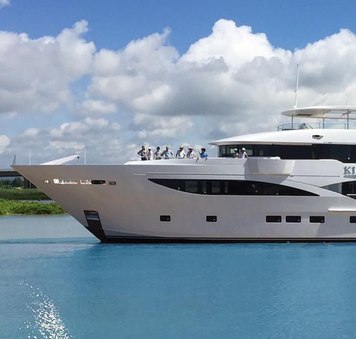 Luxury Yacht Charter KING BABY Set For First Post-COVID Boat Show Appearance In Antigua