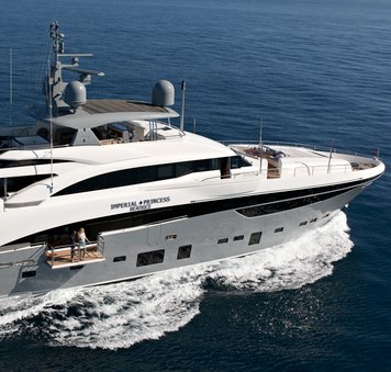Final Summer 2026 Availability Released for Superyacht Charter IMPERIAL PRINCESS BEATRICE