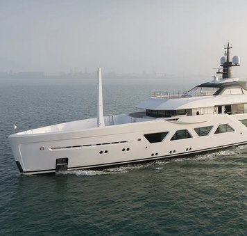 60m Amels Charter Yacht ALVA Leaves Vlissingen Ahead of Global Debut at MYBA Charter Show