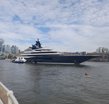 KISMET returns to London: Iconic 122M Superyacht Charter Marks Her Third Visit to the English Capital