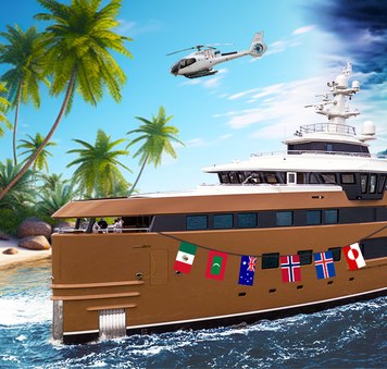 Experience the ultimate globetrotting yacht charter vacation with 77M expedition yacht LA DATCHA
