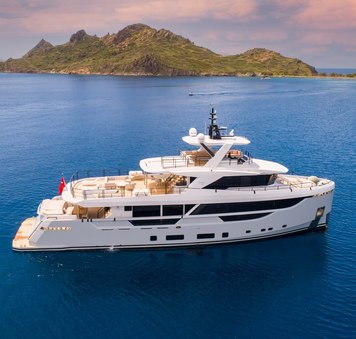 Superyacht charter DULCE DE LECHE joins the West Mediterranean charter fleet with exclusive YET availability