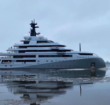 110M Lürssen Superyacht O3 On The Move For Latest Set Of Sea Trials 