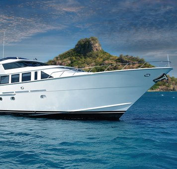 Hatteras Motor Yacht ESCAPE Offers Reduced Rates for Leeward Islands Charters Until March 21st