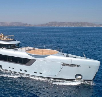 Award-winning superyacht GECO opens September Greece yacht charter availability from Athens