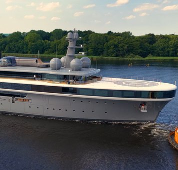 114M Fuel-Cell Superyacht NAUSICAÄ Unveils New Name As She Undertakes Sea Trials 