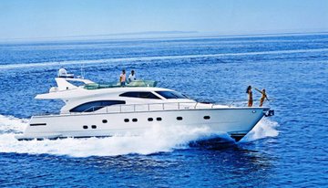 Serene charter yacht