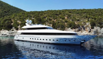 Jaan yacht charter in Mykonos