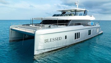 Blessed charter yacht