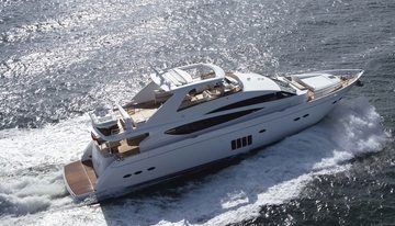 Princess 85 charter yacht