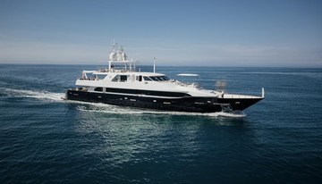 Lady in Blue charter yacht