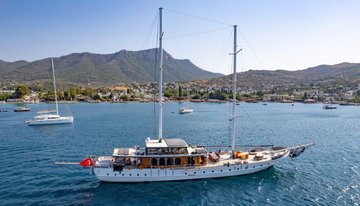 Caustic charter yacht