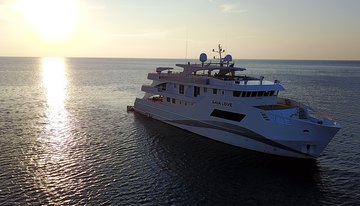 Gaia Love charter yacht