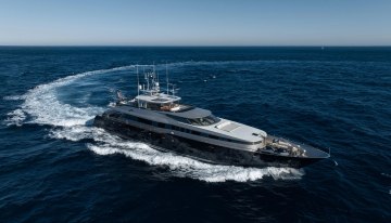 Aura charter yacht