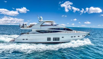 Praying for Overtime charter yacht
