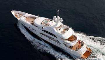 Sensation charter yacht