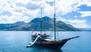 Dunia Baru yacht charter in Wayag Island