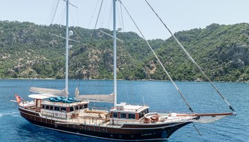 Nurten A charter yacht