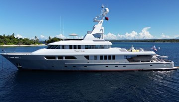 Triton charter yacht