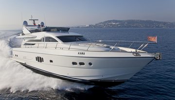 KAMA charter yacht