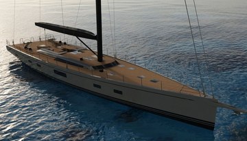 Fancy charter yacht