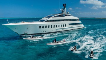 Halo charter yacht