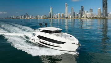 Aura charter yacht