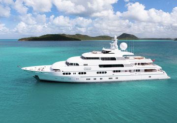 Titania yacht charter in St Barts