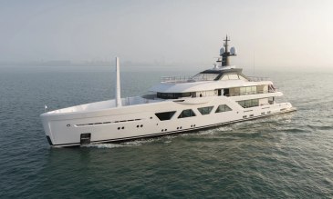 60m Amels Charter Yacht ALVA Leaves Vlissingen Ahead of Global Debut at MYBA Charter Show