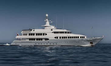 55M superyacht OLYMPUS announces final availability for summer 2025 Mediterranean yacht charters