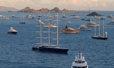 Welcoming 2026 with a bang! St Bart's New Year's Eve celebrations break records with largest ever fleet of Caribbean yacht charters 