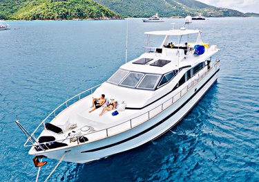 Runaway charter yacht