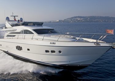 KAMA charter yacht
