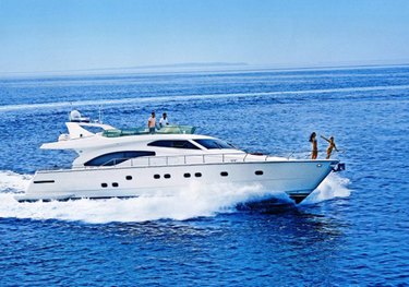 Serene charter yacht